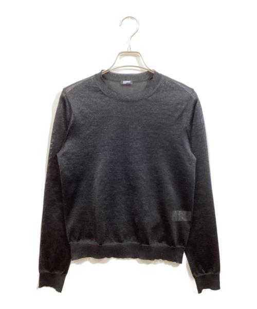 JIL SANDER NAVY（ジルサンダー ネイビー）JIL SANDER NAVY (ジルサンダー ネイビー) ラメシアーニット ブラック サイズ:Ｓの古着・服飾アイテム