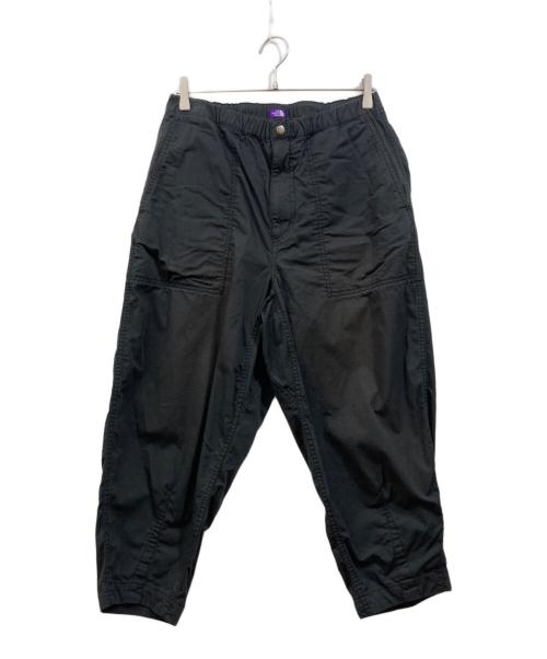 THE NORTHFACE PURPLELABEL（ザ・ノースフェイス パープルレーベル）THE NORTHFACE PURPLELABEL (ザ・ノースフェイス パープルレーベル) Ripstop Wide Cropped Field Pants ブラック サイズ:Mの古着・服飾アイテム