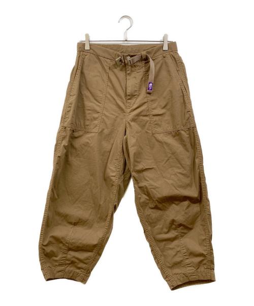 THE NORTHFACE PURPLELABEL（ザ・ノースフェイス パープルレーベル）THE NORTHFACE PURPLELABEL (ザ・ノースフェイス パープルレーベル) Ripstop Wide Cropped Pants ベージュ サイズ:Mの古着・服飾アイテム