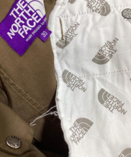 THE NORTHFACE PURPLELABEL（ザ・ノースフェイス パープルレーベル）THE NORTHFACE PURPLELABEL (ザ・ノースフェイス パープルレーベル) Ripstop Wide Cropped Pants ベージュ サイズ:Mの古着・服飾アイテム