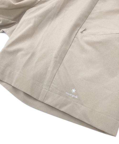 Snow peak（スノーピーク）Snow peak (スノーピーク) BEAUTY&YOUTH (ビューティーアンドユース) DOT AIR SRTS ベージュ サイズ:Sの古着・服飾アイテム