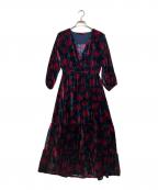 MAX&Co.マックスアンドコー）の古着「総柄ワンピース」｜ネイビー