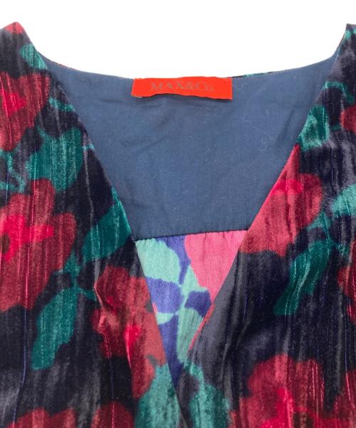 MAX&Co.（マックスアンドコー）MAX&Co. (マックスアンドコー) 総柄ワンピース ネイビー サイズ:Sの古着・服飾アイテム