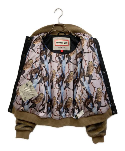 HUNTER（ハンター）HUNTER (ハンター) アクリルファーボンバージャケット ブラウン サイズ:SIZE Sの古着・服飾アイテム