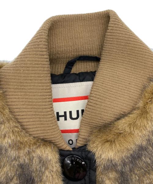 HUNTER（ハンター）HUNTER (ハンター) アクリルファーボンバージャケット ブラウン サイズ:SIZE Sの古着・服飾アイテム
