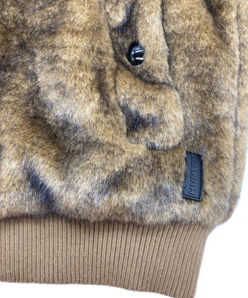 HUNTER（ハンター）HUNTER (ハンター) アクリルファーボンバージャケット ブラウン サイズ:SIZE Sの古着・服飾アイテム