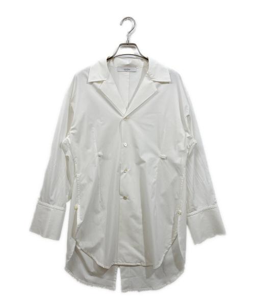 Ujoh（ウジョー）Ujoh (ウジョー) オープンカラースリットシャツ ホワイト サイズ:Mの古着・服飾アイテム