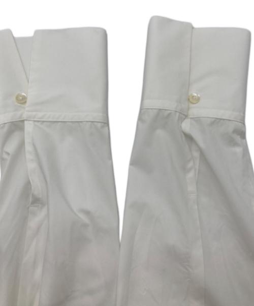 Ujoh（ウジョー）Ujoh (ウジョー) オープンカラースリットシャツ ホワイト サイズ:Mの古着・服飾アイテム