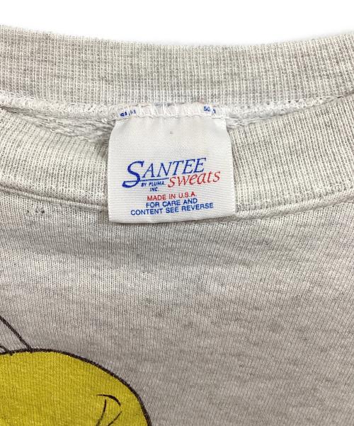SANTEE（サンティ）SANTEE (サンティ) プリントスウェット グレー サイズ:Lの古着・服飾アイテム