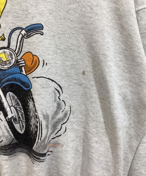 SANTEE（サンティ）SANTEE (サンティ) プリントスウェット グレー サイズ:Lの古着・服飾アイテム