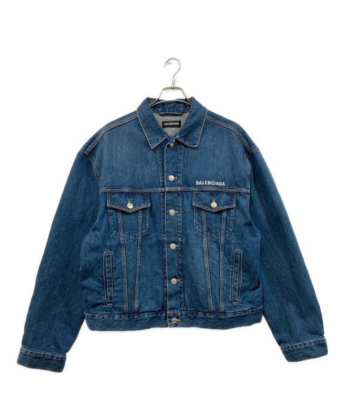 BALENCIAGA（バレンシアガ）BALENCIAGA (バレンシアガ) バックロゴデニムジャケット インディゴ サイズ:48の古着・服飾アイテム