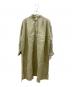 ISSEY MIYAKE（イッセイミヤケ）の古着「リネンシャツワンピース」｜黄緑