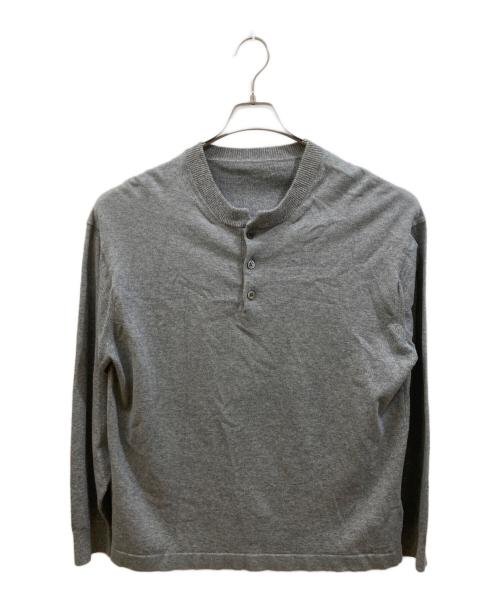 crepuscule（クレプスキュール）crepuscule (クレプスキュール) ヘンリーネックカットソー ネイビー サイズ:1の古着・服飾アイテム