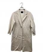23区ニジュウサンク）の古着「ウールリバー ロングコート」｜アイボリー