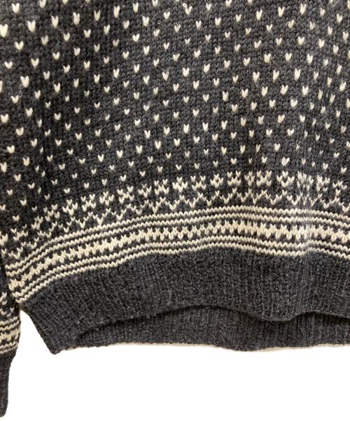 USED（ユーズド）USED (ユーズド) チロリアンニット ブラック サイズ:記載なしの古着・服飾アイテム