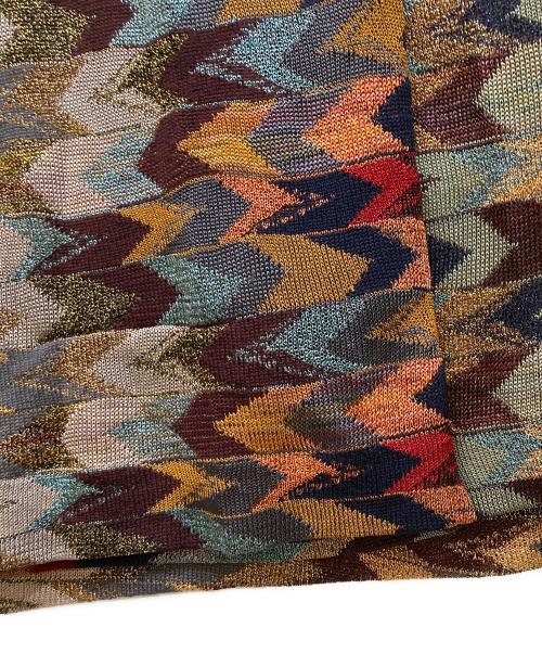 missoni（ミッソーニ）missoni (ミッソーニ) ニットワンピース マルチカラー サイズ:40の古着・服飾アイテム