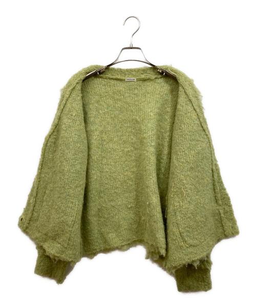 DRESSLAVE（ドレスレイブ）DRESSLAVE (ドレスレイブ) BLOOM loop yarn shaggy cardigan グリーン サイズ:SIZE 38の古着・服飾アイテム