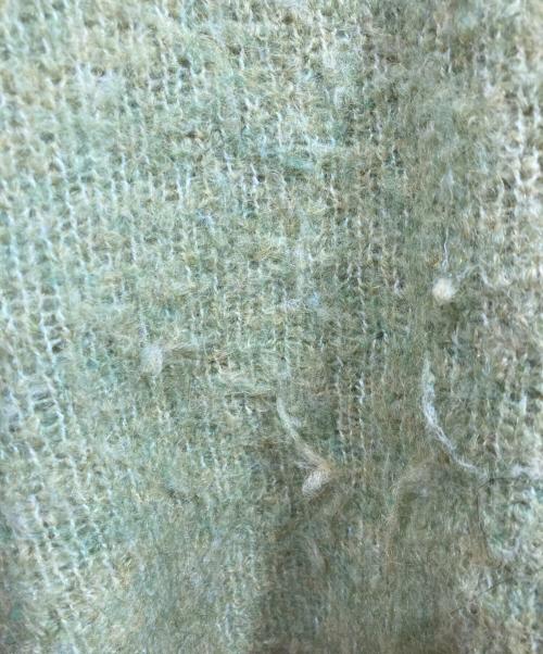 DRESSLAVE（ドレスレイブ）DRESSLAVE (ドレスレイブ) BLOOM loop yarn shaggy cardigan グリーン サイズ:SIZE 38の古着・服飾アイテム