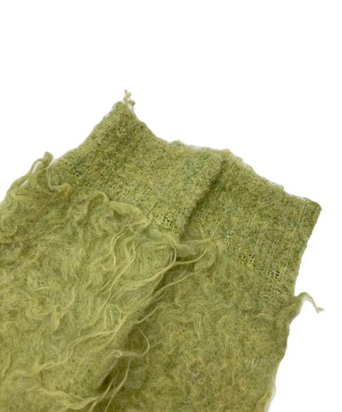 DRESSLAVE（ドレスレイブ）DRESSLAVE (ドレスレイブ) BLOOM loop yarn shaggy cardigan グリーン サイズ:SIZE 38の古着・服飾アイテム
