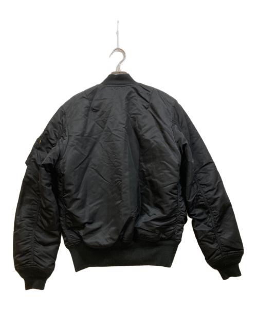 ALPHA（アルファ）ALPHA (アルファ) MA-1 フライトジャケット ブラック サイズ:Lの古着・服飾アイテム