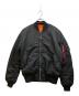 ALPHA（アルファ）の古着「MA-1 フライトジャケット」｜ブラック