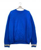 LOUIS VUITTONルイ ヴィトン）の古着「LV Cuffs Cashmere LS Knit」｜ブルー