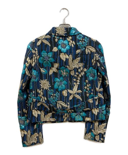PRADA（プラダ）PRADA (プラダ) CLOQUET FLOWER JACKET ブラック サイズ:36の古着・服飾アイテム
