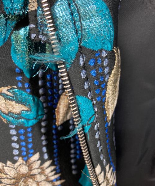 PRADA（プラダ）PRADA (プラダ) CLOQUET FLOWER JACKET ブラック サイズ:36の古着・服飾アイテム