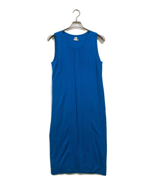 HERMES（エルメス）HERMES (エルメス) ノースリーブワンピース ブルー サイズ:36の古着・服飾アイテム
