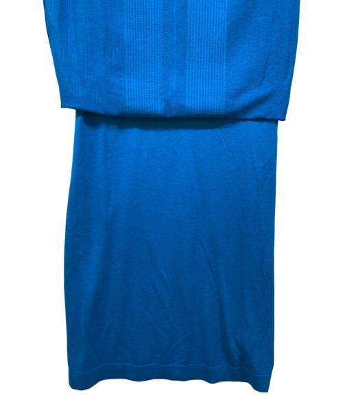 HERMES（エルメス）HERMES (エルメス) ノースリーブワンピース ブルー サイズ:36の古着・服飾アイテム