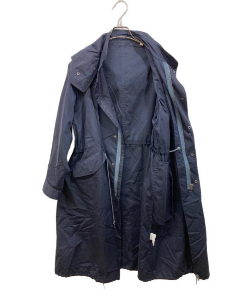 YLEVE（イレーヴ）YLEVE (イレーヴ) コットンモッズコート ネイビーの古着・服飾アイテム