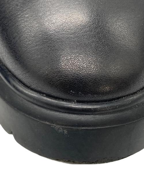 STUART WEITZMAN（スチュアートワイツマン）STUART WEITZMAN (スチュアートワイツマン) Mckenzee レザー コンバットブーツ ブラック サイズ:7の古着・服飾アイテム