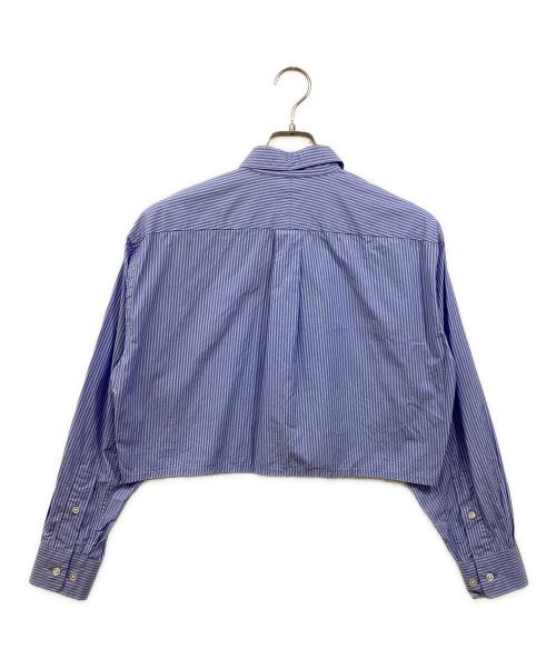 YLEVE（イレーヴ）YLEVE (イレーヴ) COTTON TYPEWRITER SHORT SH ブルー サイズ:Ｓの古着・服飾アイテム