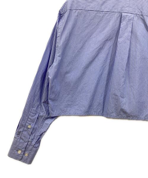 YLEVE（イレーヴ）YLEVE (イレーヴ) COTTON TYPEWRITER SHORT SH ブルー サイズ:Ｓの古着・服飾アイテム