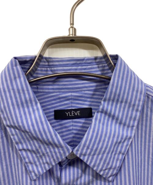 YLEVE（イレーヴ）YLEVE (イレーヴ) COTTON TYPEWRITER SHORT SH ブルー サイズ:Ｓの古着・服飾アイテム