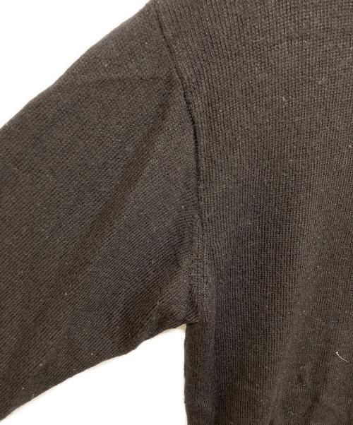 MHL（エムエイチエル）MHL (エムエイチエル) DRY WOOL LINENニット ブラック サイズ:SIZE Mの古着・服飾アイテム