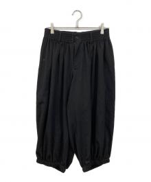 YOHJI YAMAMOTO（ヨウジヤマモト）の古着「ウールバルーンパンツ」｜ブラック