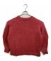 CLANE (クラネ) 2way ネック オーバー ニット トップス レッド サイズ:1：7000円