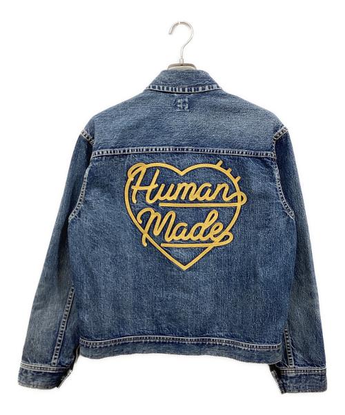HUMAN MADE（ヒューマンメイド）HUMAN MADE (ヒューマンメイド) STORM COWBOY DENIM JACKET TYPE1949 インディゴ サイズ:Lの古着・服飾アイテム
