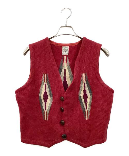 ORTEGA's（オルテガ）ORTEGA's (オルテガ) チマヨベスト レッド サイズ:40の古着・服飾アイテム