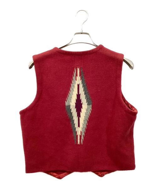 ORTEGA's（オルテガ）ORTEGA's (オルテガ) チマヨベスト レッド サイズ:40の古着・服飾アイテム