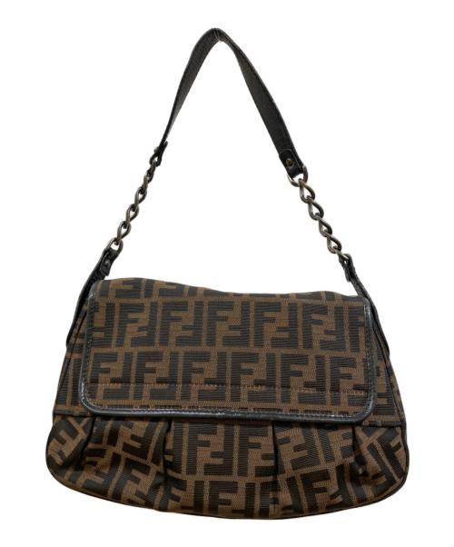 FENDI（フェンディ）FENDI (フェンディ) ワンショルダーバッグ ブラウンの古着・服飾アイテム