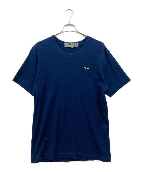 PLAY COMME des GARCONS（プレイコムデギャルソン）PLAY COMME des GARCONS (プレイ コムデギャルソン) インディゴハートロゴTシャツ インディゴ サイズ:XLの古着・服飾アイテム