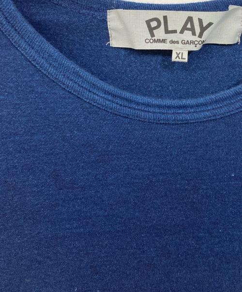 PLAY COMME des GARCONS（プレイコムデギャルソン）PLAY COMME des GARCONS (プレイ コムデギャルソン) インディゴハートロゴTシャツ インディゴ サイズ:XLの古着・服飾アイテム