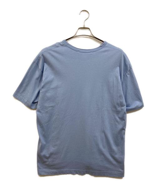 COMME des GARCONS SHIRT（コムデギャルソンシャツ）COMME des GARCONS SHIRT (コムデギャルソンシャツ) Cotton Jersey Plain CDG SHIRT Black Logo at Front S/S TEE スカイブルー サイズ:Sの古着・服飾アイテム