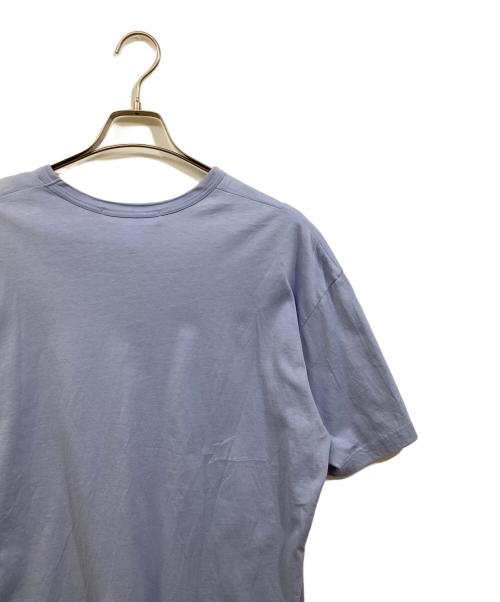 COMME des GARCONS SHIRT（コムデギャルソンシャツ）COMME des GARCONS SHIRT (コムデギャルソンシャツ) Cotton Jersey Plain CDG SHIRT Black Logo at Front S/S TEE スカイブルー サイズ:Sの古着・服飾アイテム