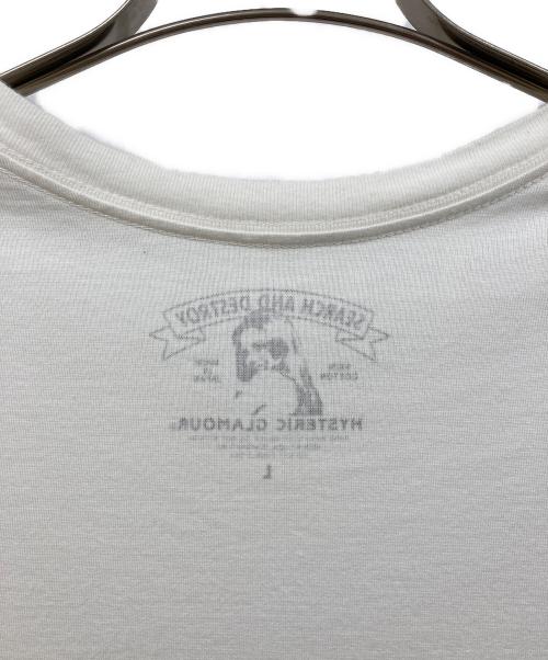 Hysteric Glamour（ヒステリックグラマー）Hysteric Glamour (ヒステリックグラマー) CIRCLE HEAD Tシャツ ホワイト サイズ:Lの古着・服飾アイテム