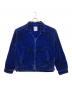 ANCELLM（アンセルム）の古着「C/VELVET ZIPUP JACKET」｜ネイビー