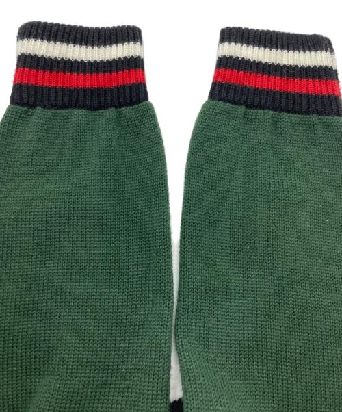 RICE NINE TEN（ライスナインテン）RICE NINE TEN (ライスナインテン) Knitted Zip Track Jacket グリーン サイズ:1の古着・服飾アイテム