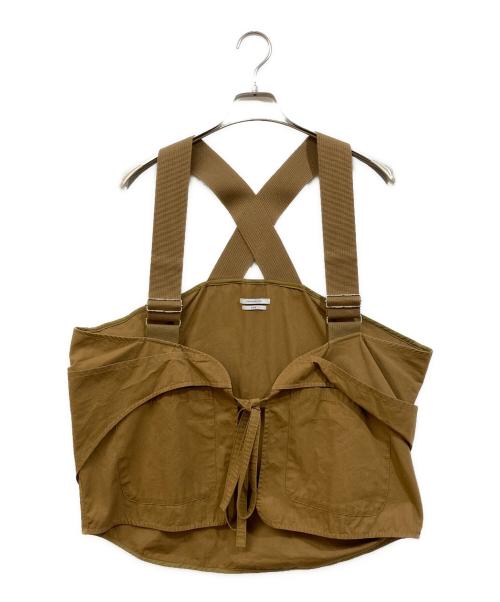 UNDECORATED（アンデコレイテッド）UNDECORATED (アンデコレイテッド) クールクラッシュハンティングベスト ブラウン サイズ:2の古着・服飾アイテム